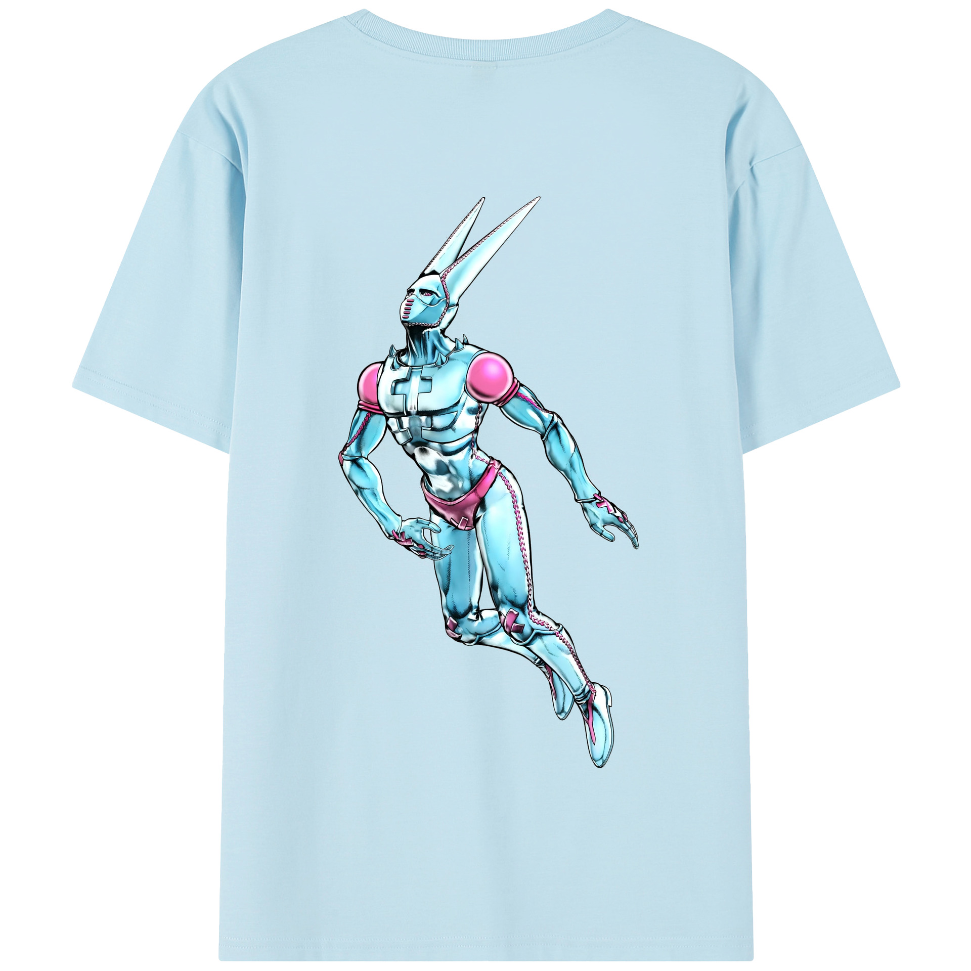 （画像用） ジョジョの奇妙な冒険 JoJo's Bizarre Adventure 綿100％半袖Tシャツ（背面プリント）